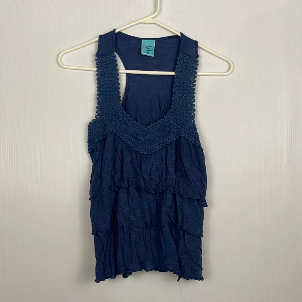 h.i.p. Blue Tank Top